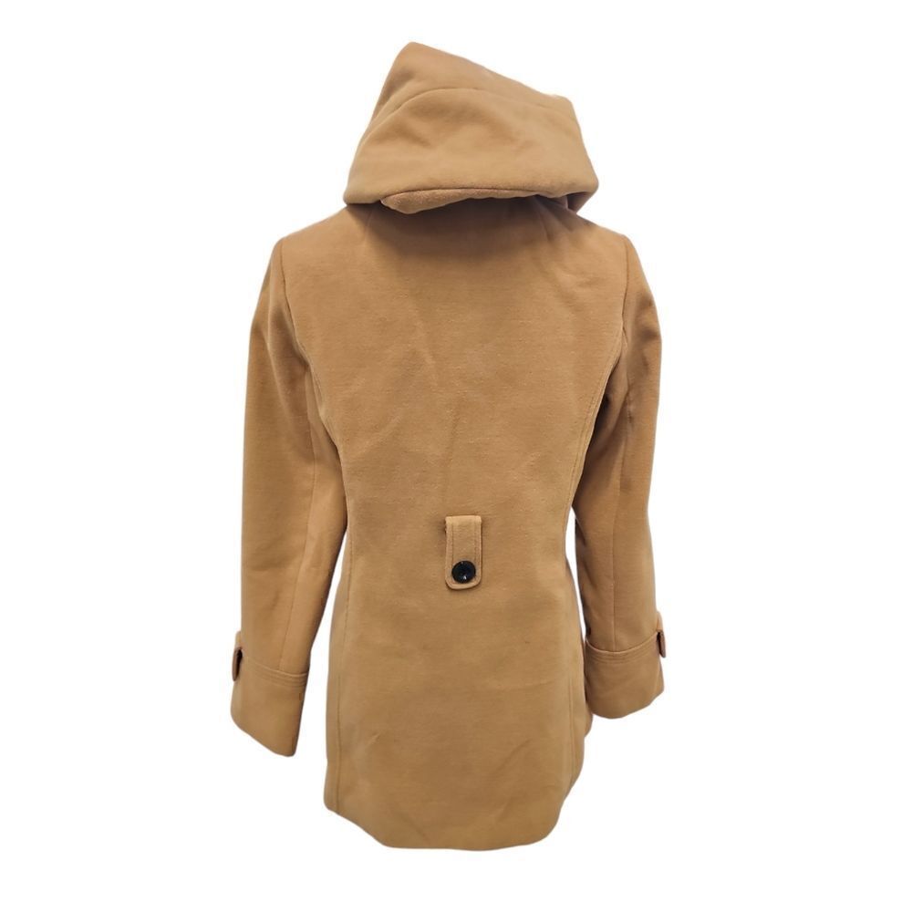 George Camel Tan Hooded Jacket, Size Medium - Picture 4 of 16